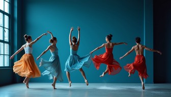 Free Colorful ballet ensemble Image - Ballet, Dancers, Performance ...