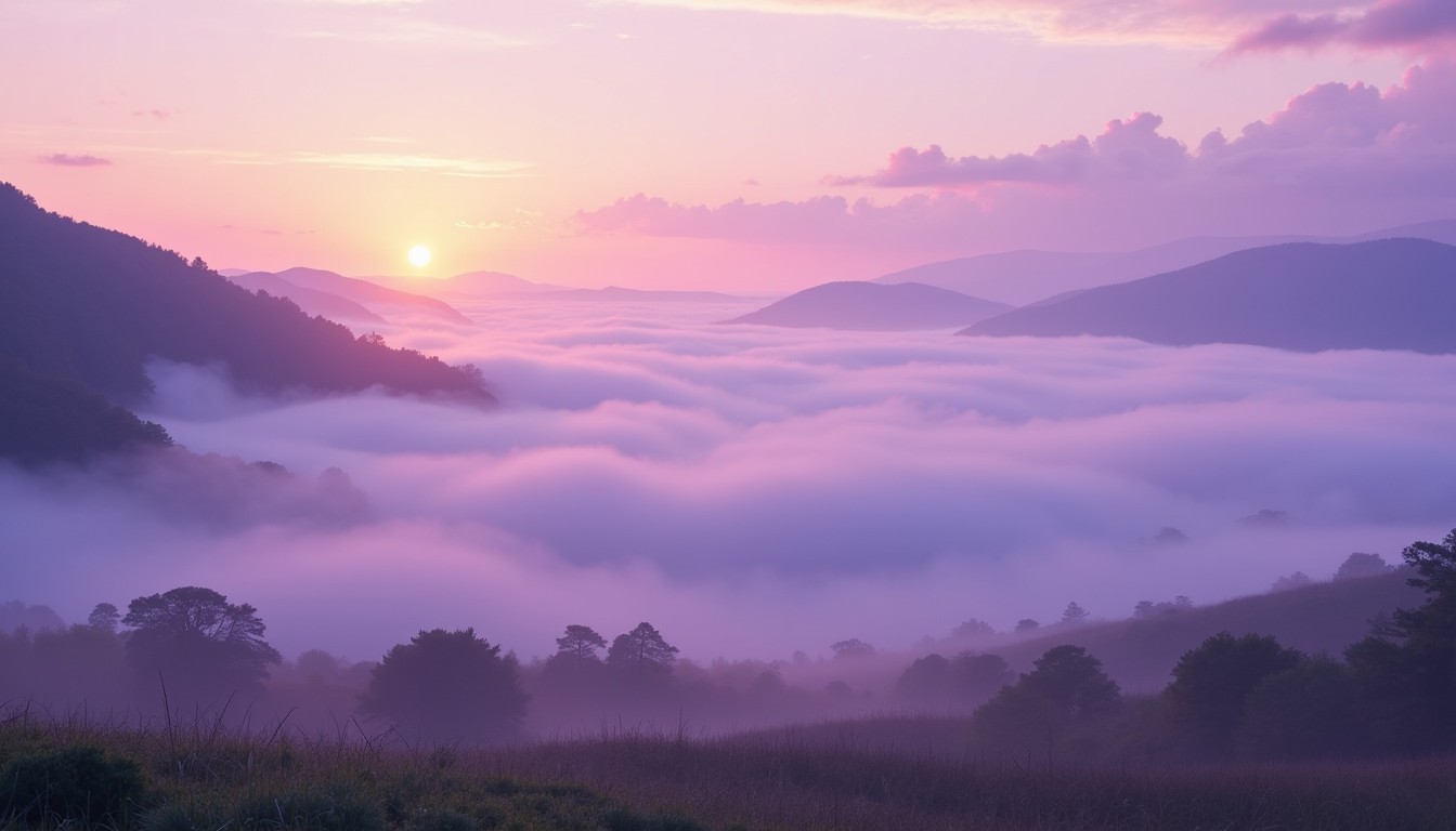 Free Misty Mountain Dawn Image - Fog, Mountains, Sunrise | Download at ...