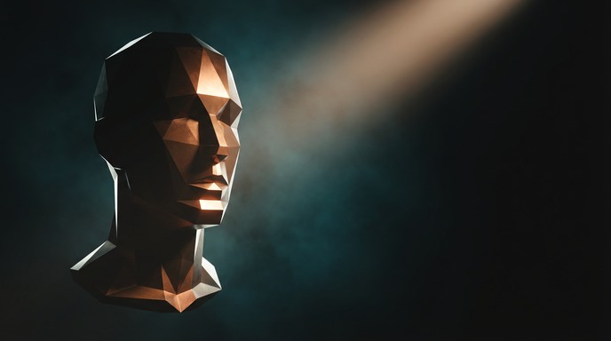 Free Geometric digital portrait Image - Lowpoly, Geometric, Portrait ...