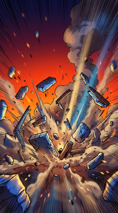 Explosion In Anime Free Explosive Mechanical Chaos Image - Explosion, Lightning ...