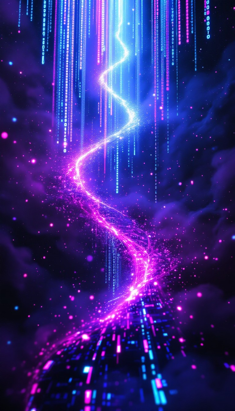 Free Digital Neon Cascade Image - Neon, Cyberpunk, Digital | Download ...