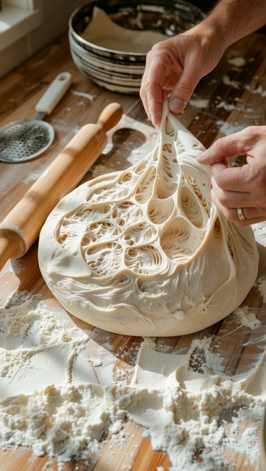 Image showcasing Free Dough finger test Image - Bread, Dough, Baking | Download at StockCake