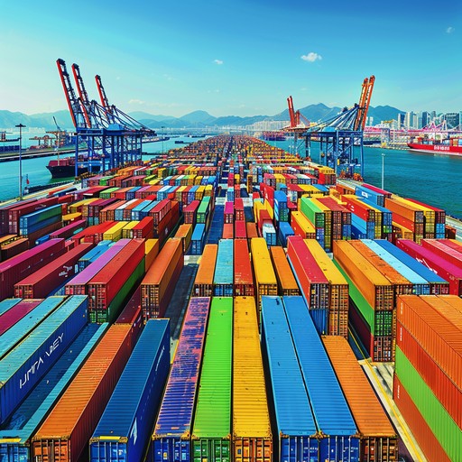 Free Container Port Panorama Image - Containers, Port, Shipping ...