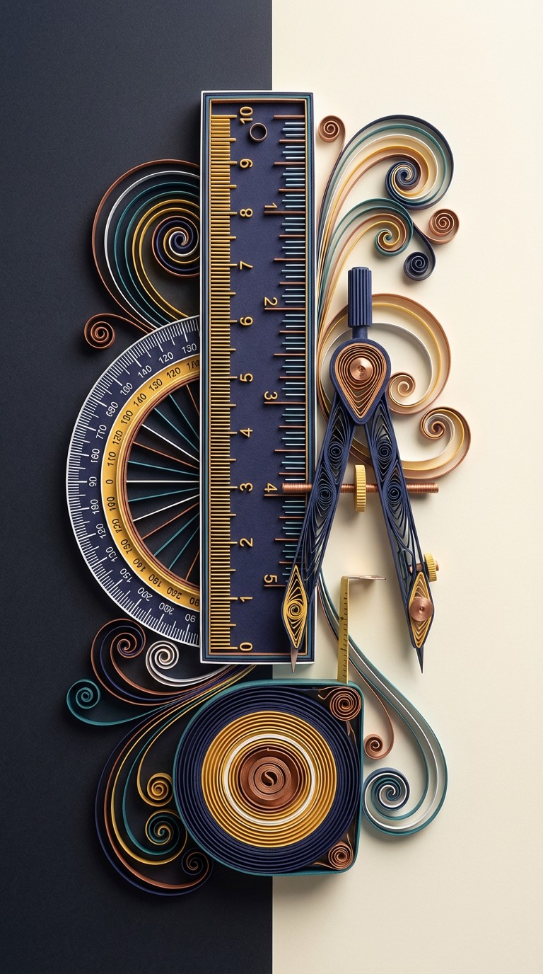 Measure Art Free Paper Measurement Art Image - Quilling, Paper, Art | Download at ...