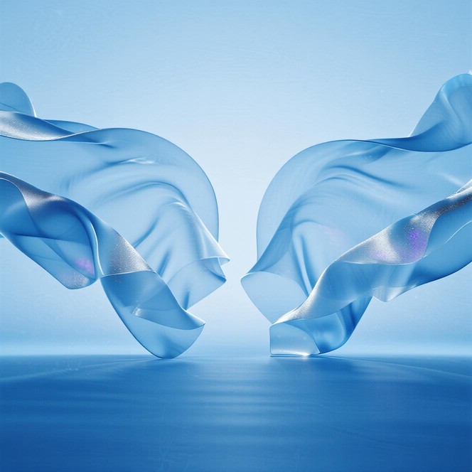 Free Floating Blue Veils Image - Ethereal, Blue, Translucent | Download ...