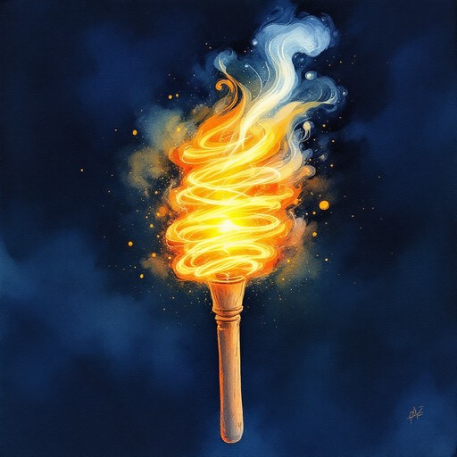 Free Mystical Golden Torch Image - Torch, Flame, Fire | Download at ...