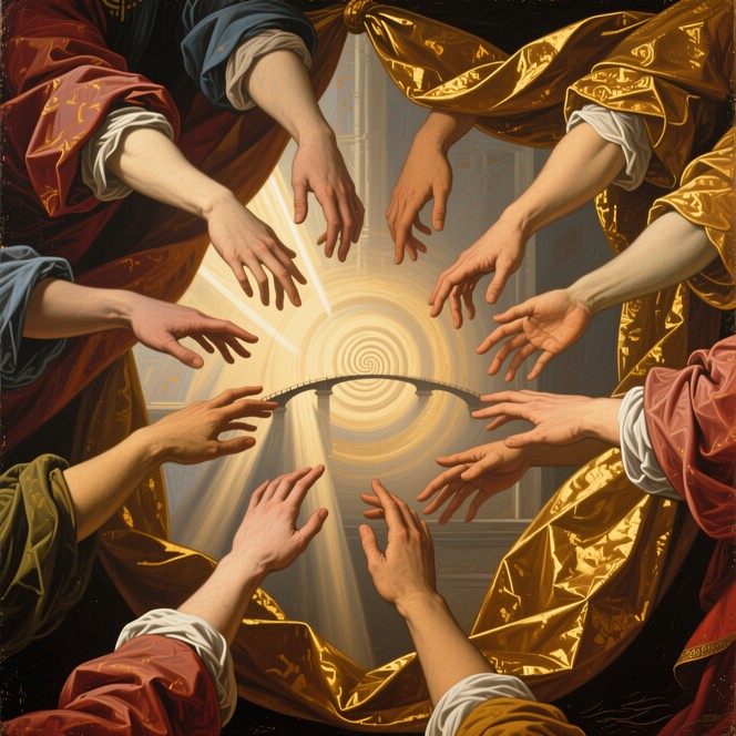 Free Hands Together Forever Image - Hands, Painting, Embrace | Download ...