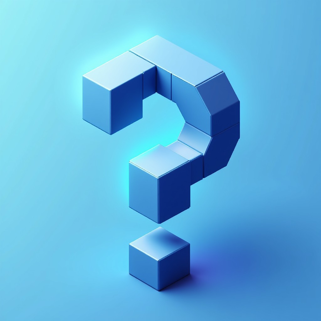 Free Floating Blue Puzzle Image | Download at StockCake