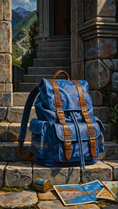 Free Weathered Wanderer's Rucksack Image - Backpack, Rucksack ...