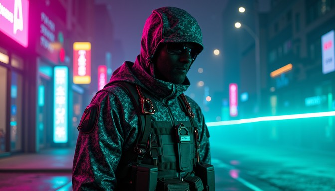 Free Neon Cyber Hunter Image - Cyberpunk, Neon, Futuristic | Download ...