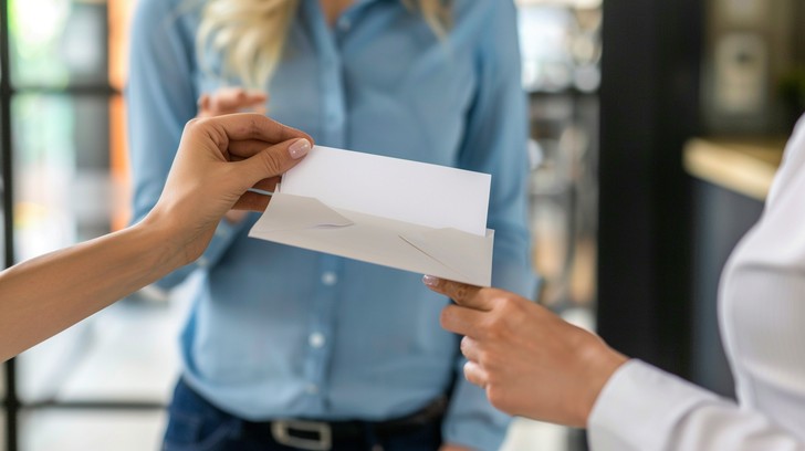 Exchanging Briefcases Free Exchanging white envelope Image - Envelope, Mailbox, Hands ...