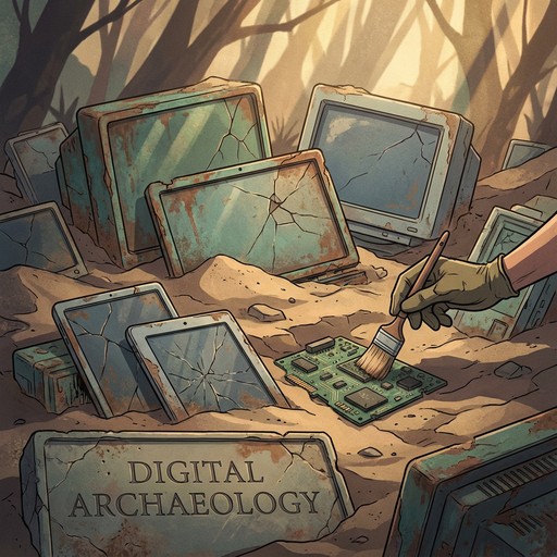 Free Digital Archaeology Dig Image - Technology, Archaeology, Vintage ...