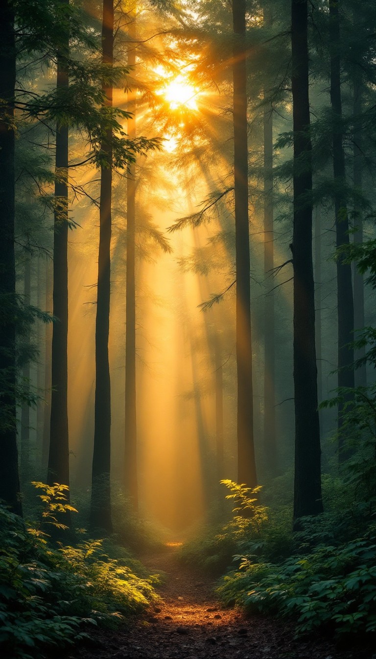 Free Mystical Forest Light Image - Forest, Sunbeams, Misty | Download ...