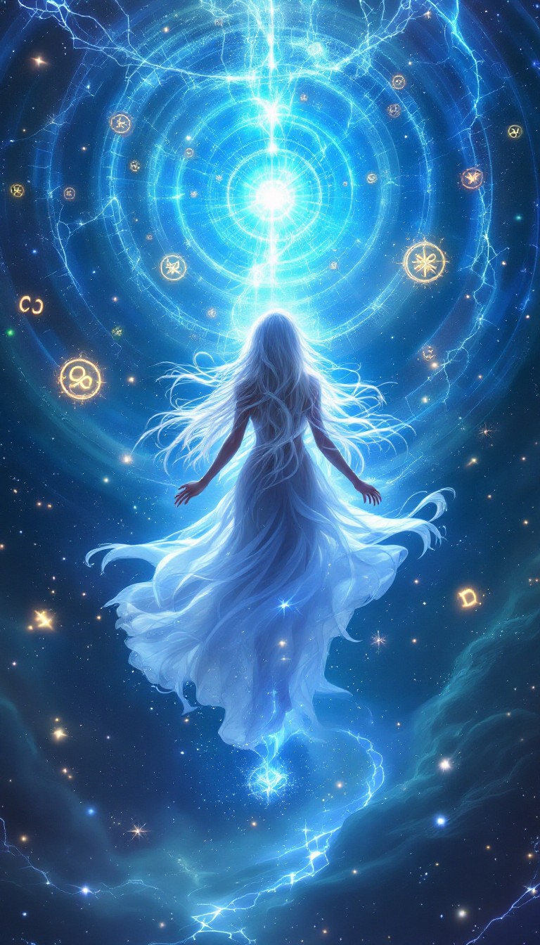 Free Celestial Spirit Ascending Image - Mystical, Ethereal, Cosmic ...