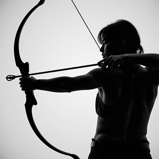 Strength Draw Free Strength and Precision Image - Archer, Silhouette, Bowman ...