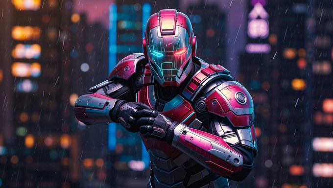 Free Neon Cyberpunk Warrior Image - Cyberpunk, Neon, Warrior | Download ...