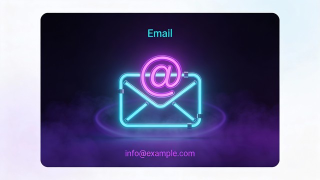 Download Neon Email Glow Image - Email, Neon, Icon | StockCake