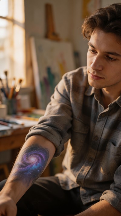 Free Cosmic Ink Story Image - Portrait, Tattoo, Galaxy | Download at ...