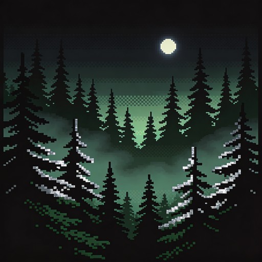Free Moonlit Pixel Forest Image - Pixel, Digital, Art | Download at ...