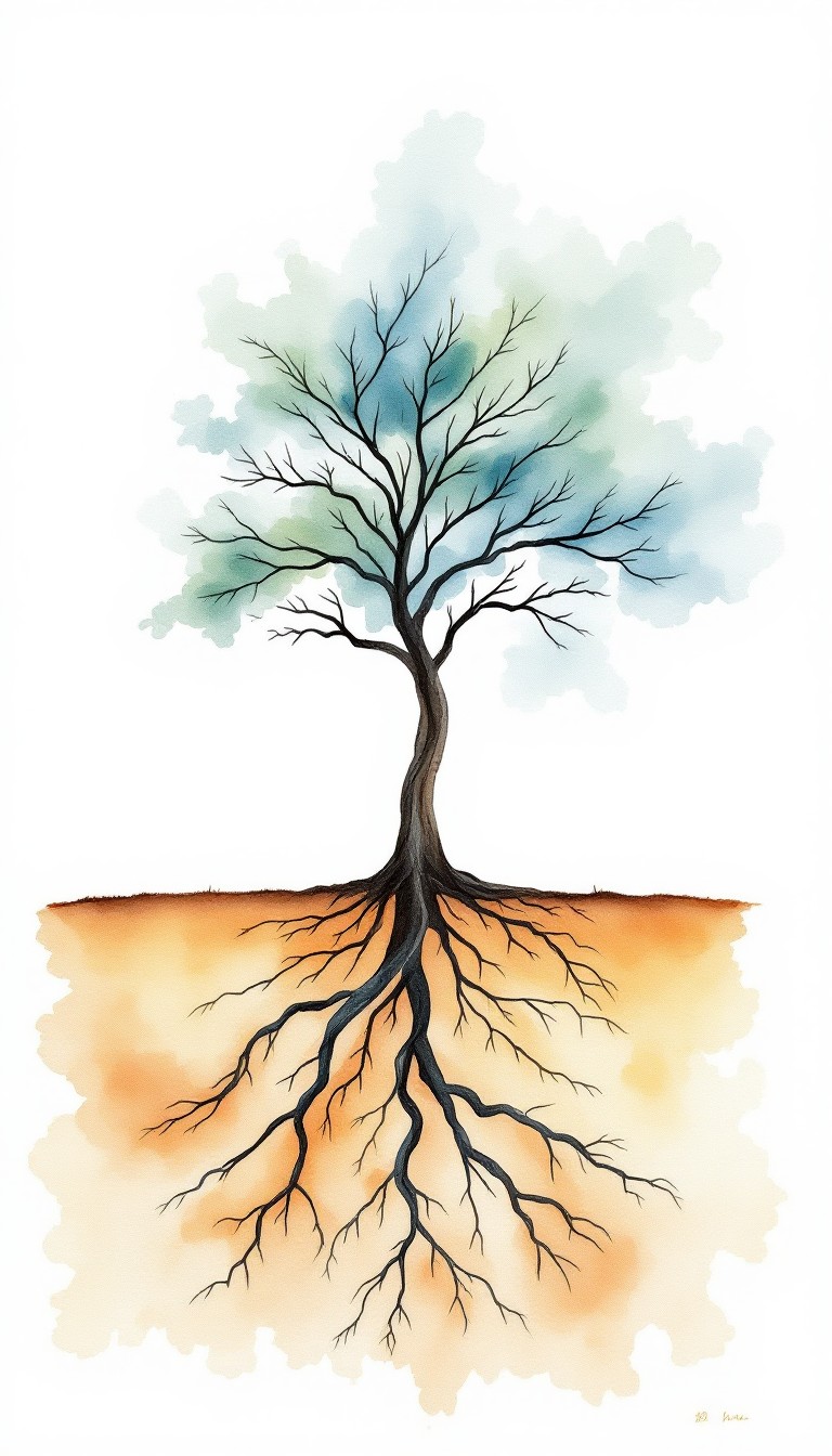 Free Roots Branches Balance Image - Watercolor, Tree, Roots | Download ...