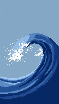 Free Pixelated Ocean Wave Image - Pixel, Wave, Ocean | Download at ...