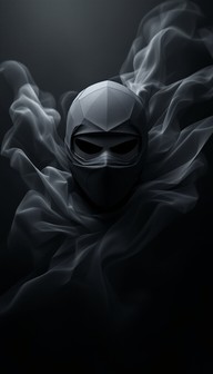 Ninso Mask Free Mysterious Ninja Mask Image - Ninja, Mask, Geometric | Download at ...