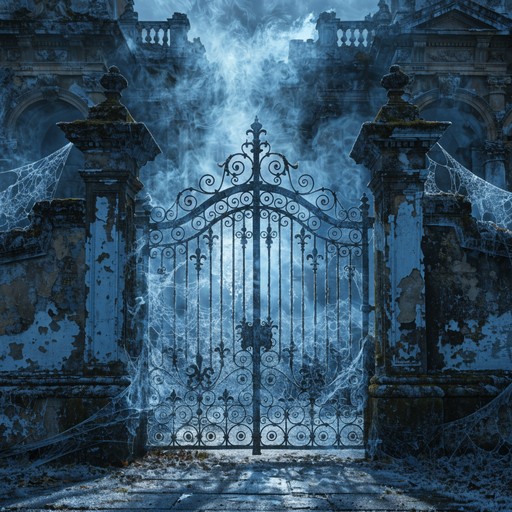 Free Haunted Blue Gate Image - Gothic, Victorian, Gate | Download at ...
