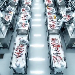 Free Modern Seafood Production Image - Seafood, Processing, Industrial ...