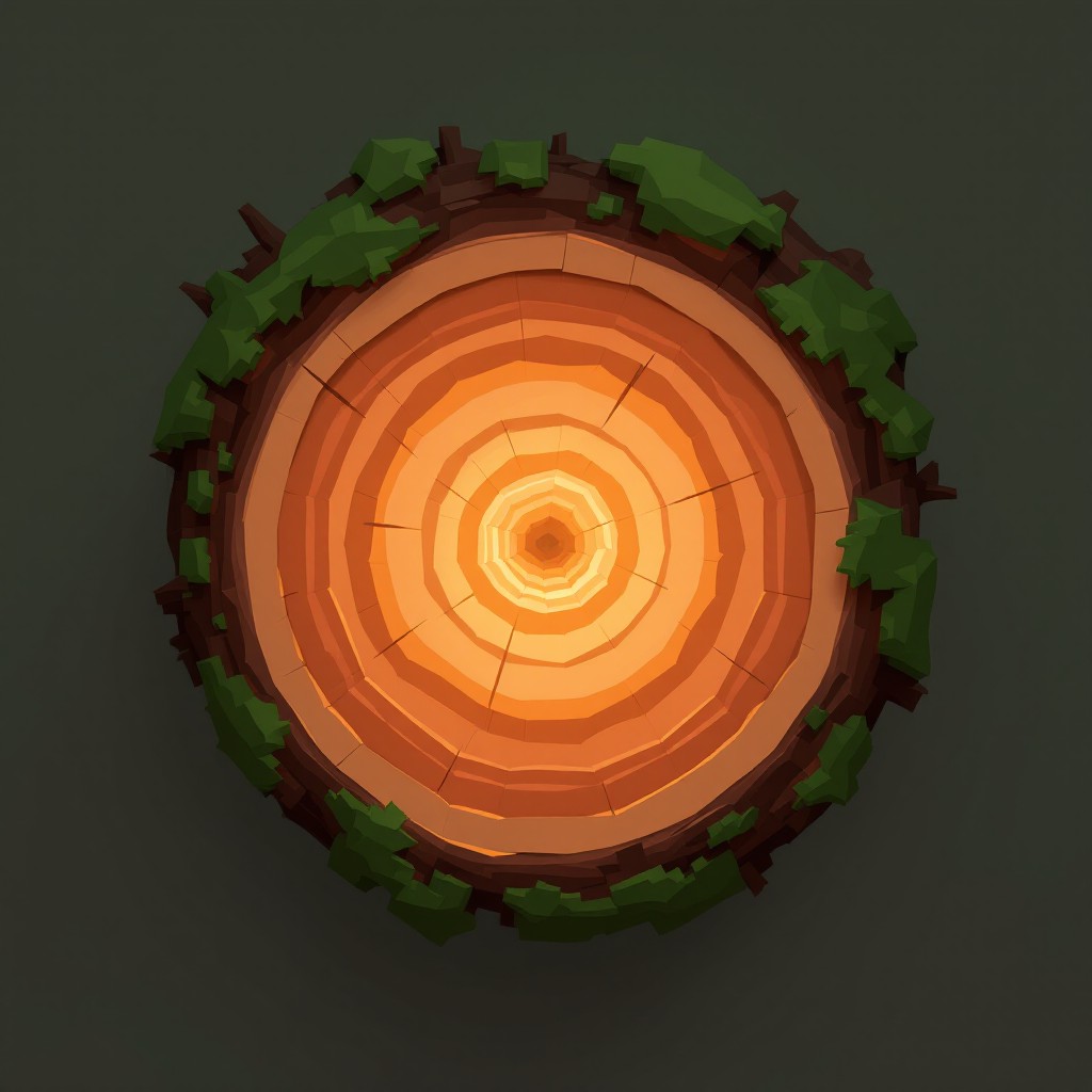 Free Illuminated Tree Rings Image - Tree, Rings, Forest | Download at ...