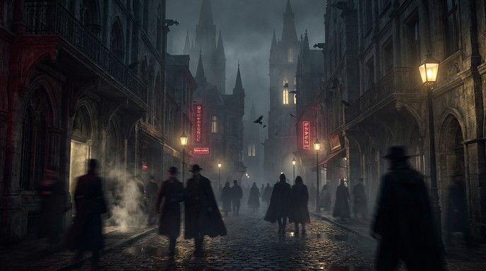Free Gothic Night Wanderers Image - Gothic, Night, Fog | Download at ...