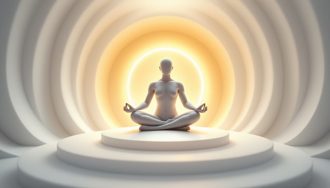 Meditator Radiating Light Free Radiant Meditation Light Image - Meditation, Zen, Mindfulness ...