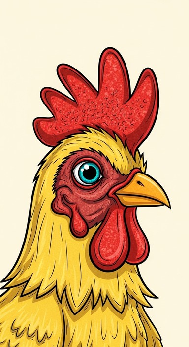 Free Colorful animated rooster Image - Rooster, Cartoon, Colorful ...