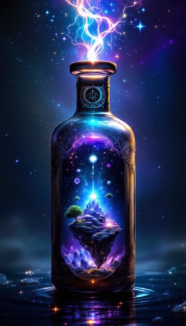 Free Mystical Message Bottle Image - Magical, Bottle, Amber | Download ...