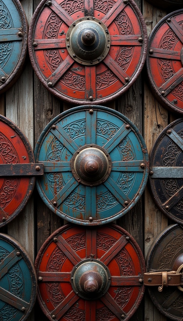 Fallen Shields Free Battle-Scarred Shields Image - Viking, Shield, Medieval | Download ...