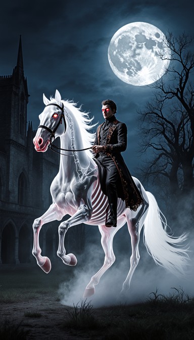 Fantasy Rider Steed Free Midnight Phantom Steed Image - Horse, Gothic, Moonlight | Download ...