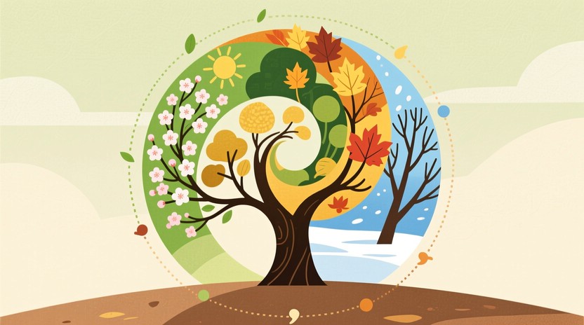 Free Seasonal Transition Art Image - Seasons, Tree, Art | Download at ...