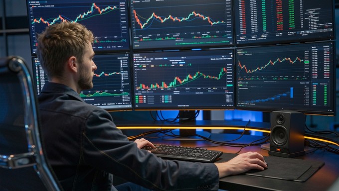 Free Financial Data Monitoring Image - Finance, Data, Monitors ...
