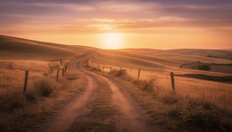 Free Golden Sunset Road Image - Sunset, Countryside, Rural | Download ...