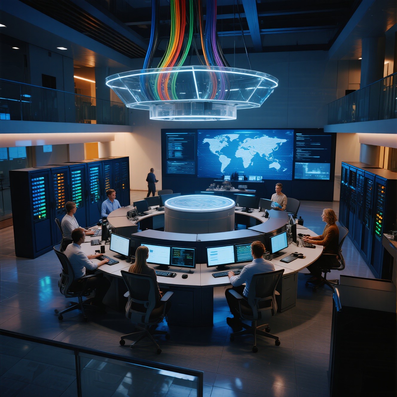 Free Global Network Hub Image - Operations, Technology, Command ...