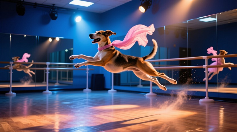 Free Dog Ballet Leap Photo - Dog, Ballet, Dancing | Download at StockCake