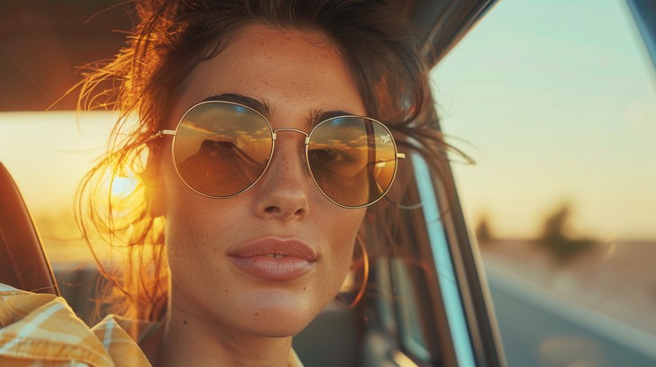 Free Drive Into Sunset Image - Woman, Driving, Sunset | Download at ...