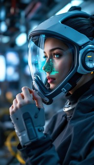 Future Saf Tech Free Future Safety Tech Image - Futuristic, Holographic, Cyberpunk ...