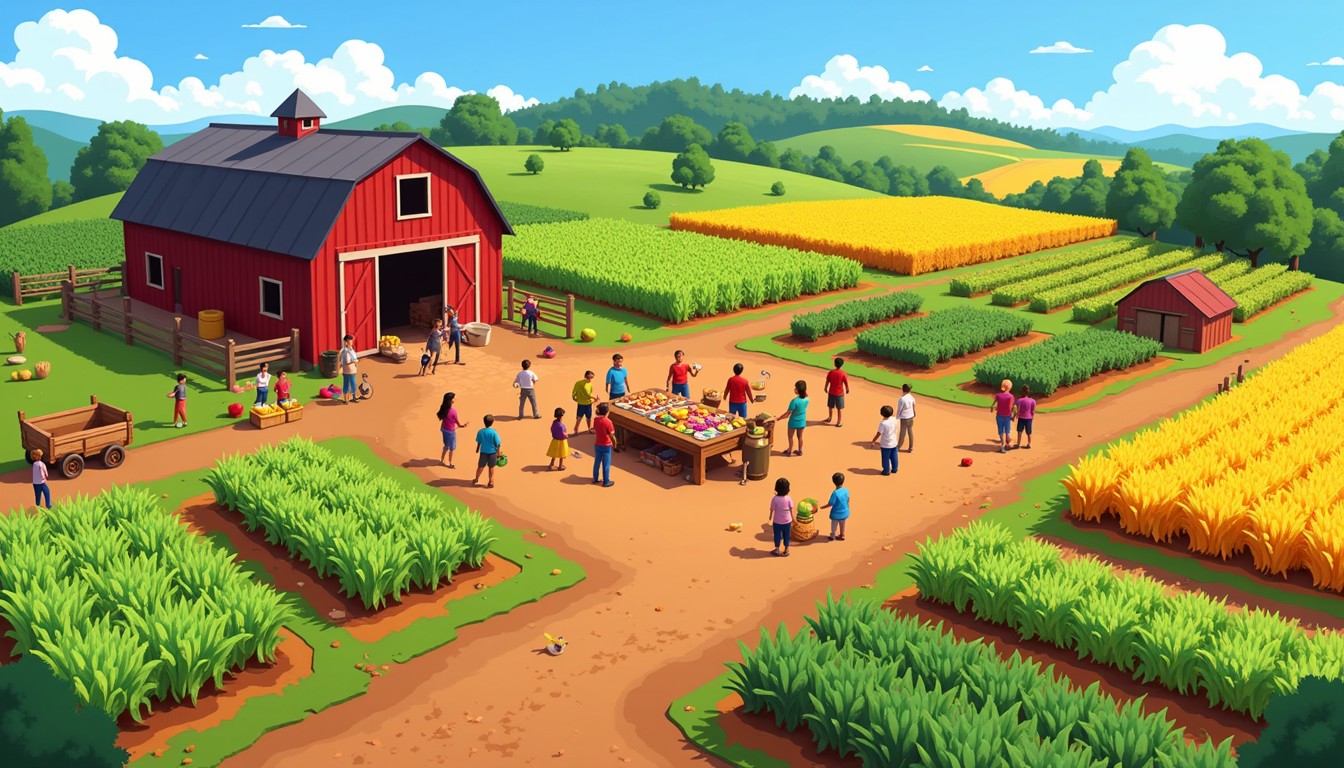 Free Vibrant farm gathering Image - Farm, Barn, Rural | Download at ...
