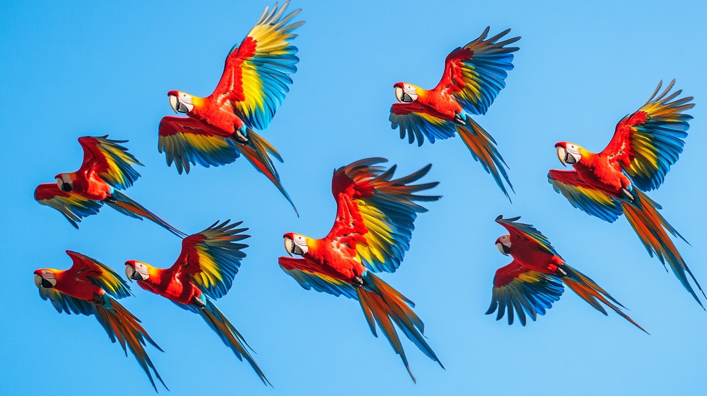 Parots In Flight Free Parrots in flight Photo - Parrots, Flight, Birds | Download at ...