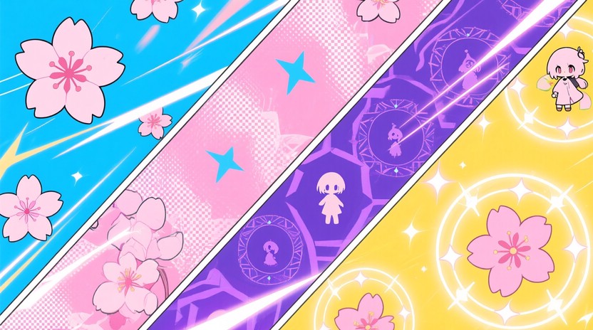 Pattern Design Anime Free Vibrant Anime Patterns Image - Anime, Manga, Sakura | Download at ...