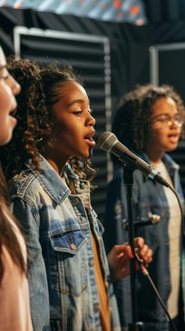 Free Young Singers Performing Image - Singing, Performance, Microphone ...