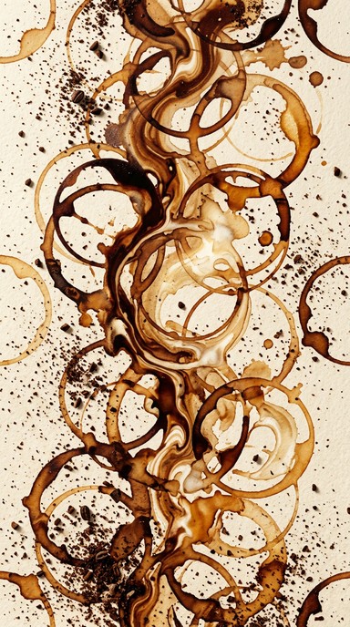 Free Coffee Ring Art Image - Coffee, Abstract, Pattern | Download at ...