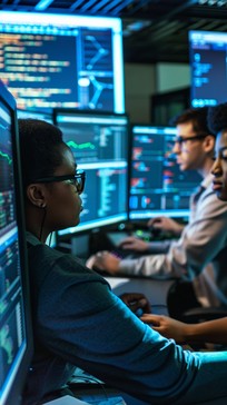 Free Tech Team Working Image - Technology, Teamwork, Computers ...