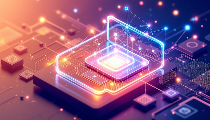 Download Geometric Network Landscape 3D Images for Free | StockCake