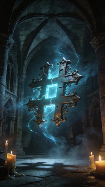 Free Gothic Digital Symbol Image - Hashtag, Symbol, Gothic | Download ...